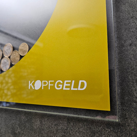 Kopfgeld - Olivgold auf Basalt-Optik