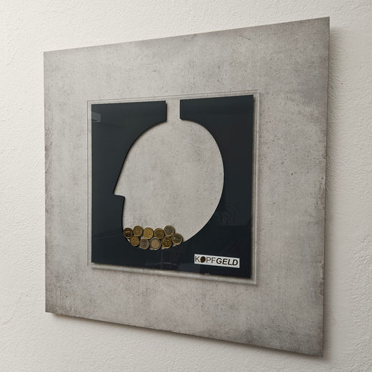 Kopfgeld - Space Gray auf Beton-Optik